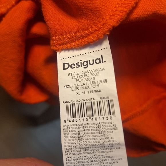 Desigual textured mini dress SZ XL - Picture 10 of 11